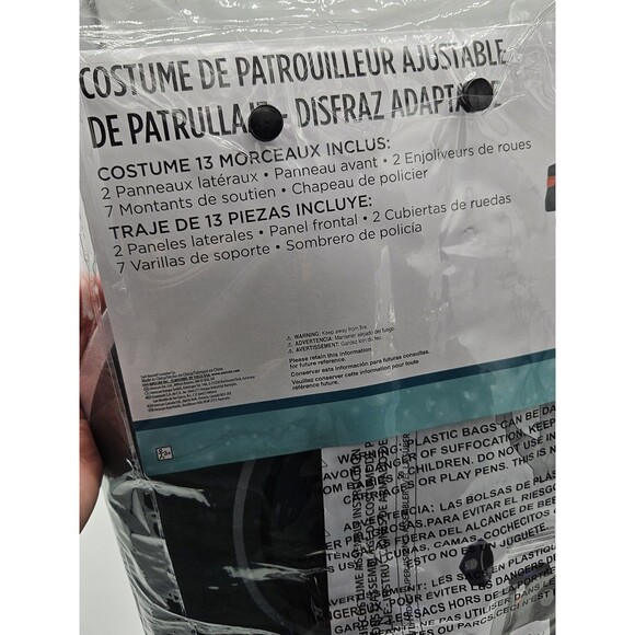 NEW On Patrol Adaptive Wheelchair Police Costume ~ Halloween ~ One Size - Picture 6 of 8